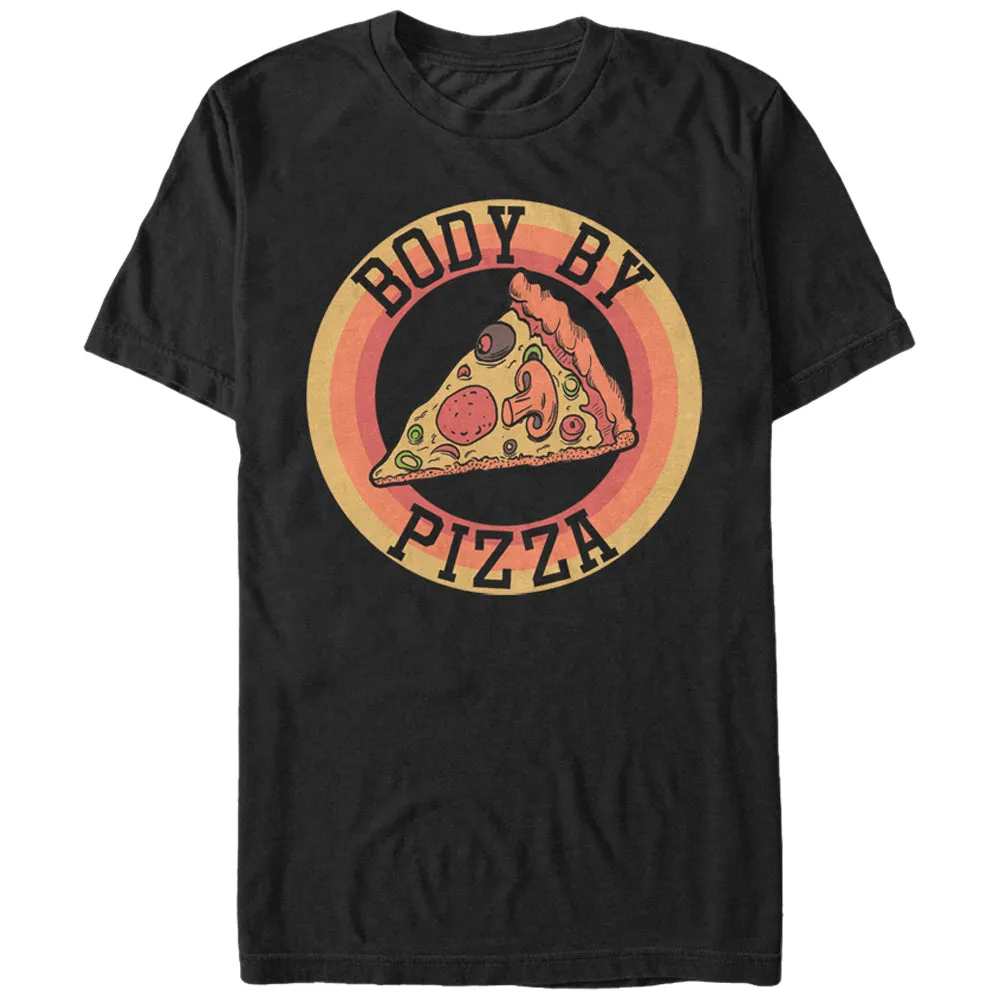 Women's CHIN UP Body By Pizza Boyfriend Tee sold by Chin Up Apparel