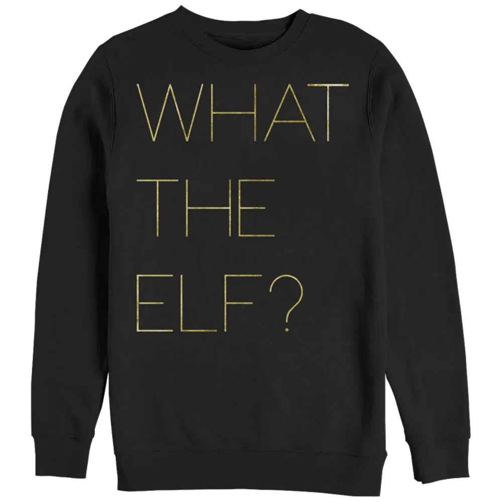 Women's CHIN UP Christmas What the Elf Sweatshirt sold by Chin Up Apparel
