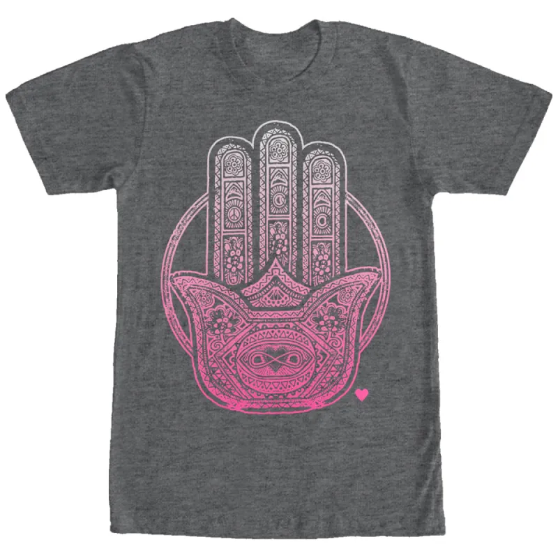 Women's CHIN UP Henna Hamsa Boyfriend Tee sold by Chin Up Apparel