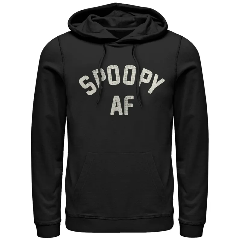 Men's CHIN UP Halloween Spoopy AF Pull Over Hoodie sold by Chin Up Apparel