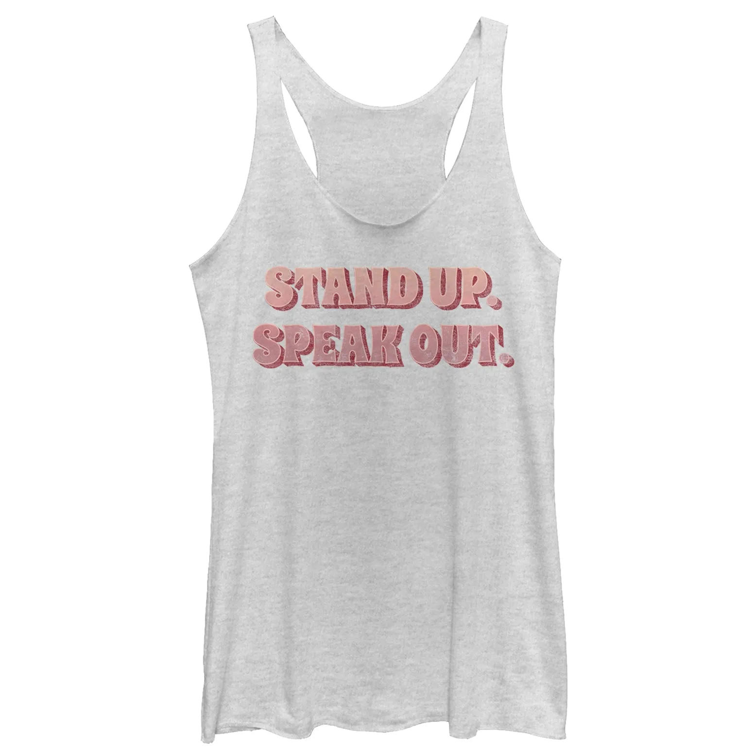 Women's CHIN UP Stand Up Speak Out Racerback Tank Top sold by Chin Up Apparel