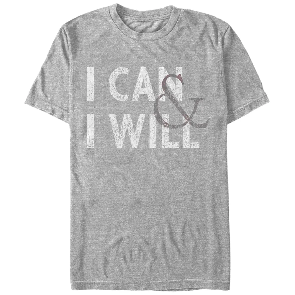 Women's CHIN UP I Can and I Will Boyfriend Tee sold by Chin Up Apparel