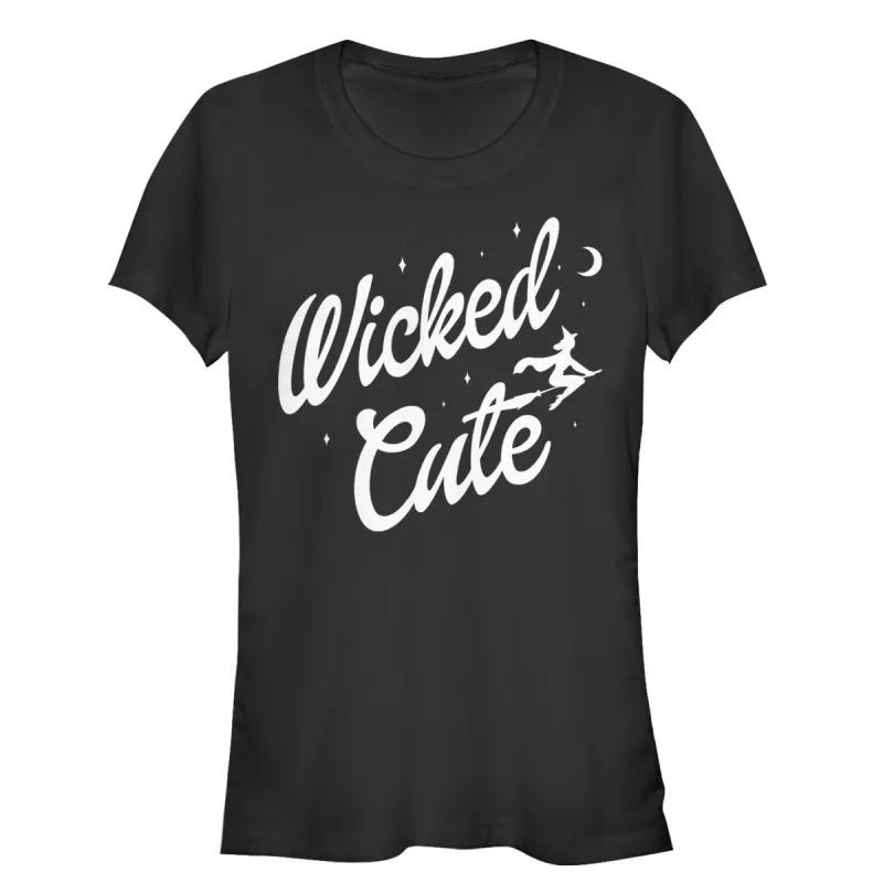 Junior's CHIN UP Halloween Wicked Cute Witch T-Shirt sold by Chin Up Apparel