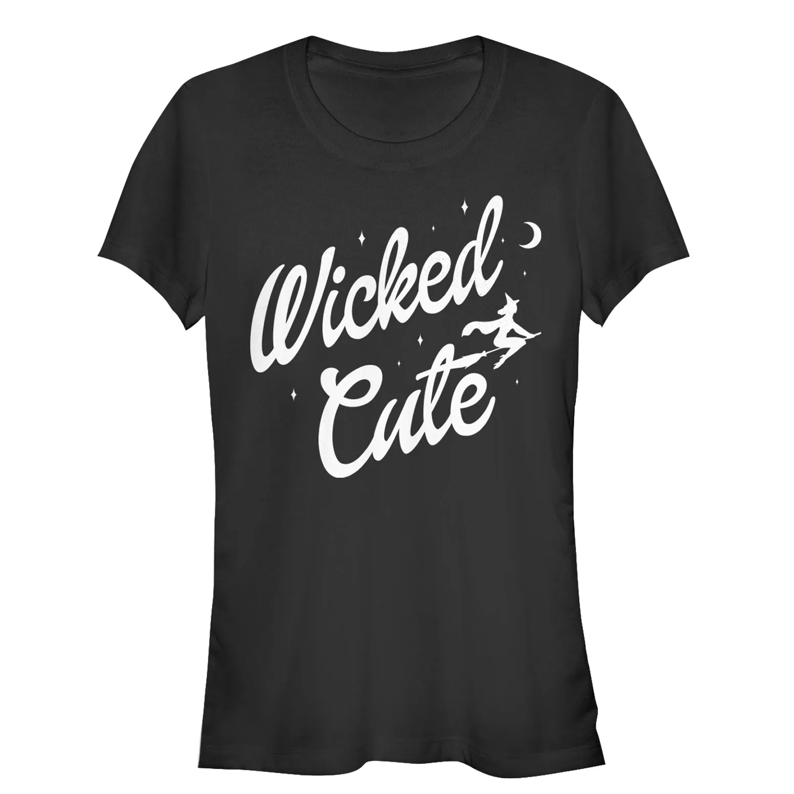 Junior's CHIN UP Halloween Wicked Cute Witch T-Shirt sold by Chin Up Apparel