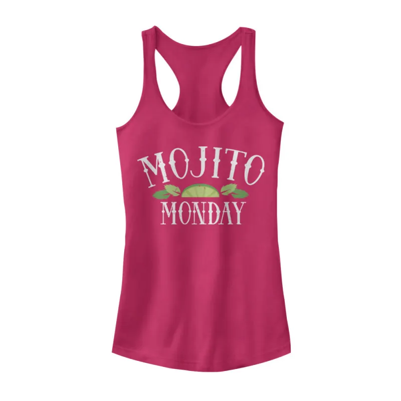 Junior's CHIN UP Mojito Monday Racerback Tank Top sold by Chin Up Apparel