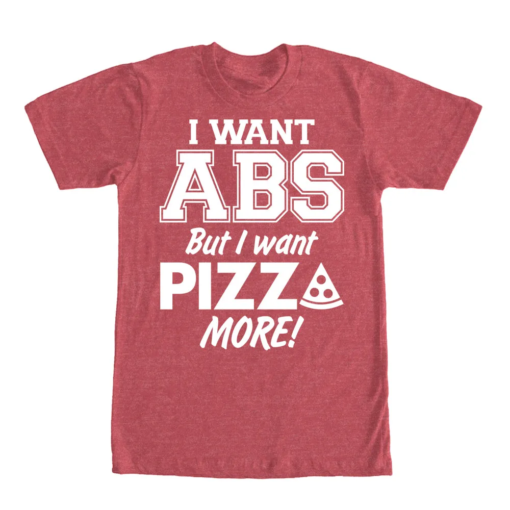 Men's CHIN UP Pizza Abs T-Shirt sold by Chin Up Apparel