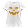Girl's CHIN UP Halloween Jack o' Lantern Face T-Shirt sold by Chin Up Apparel