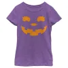Girl's CHIN UP Halloween Jack o' Lantern Face T-Shirt sold by Chin Up Apparel