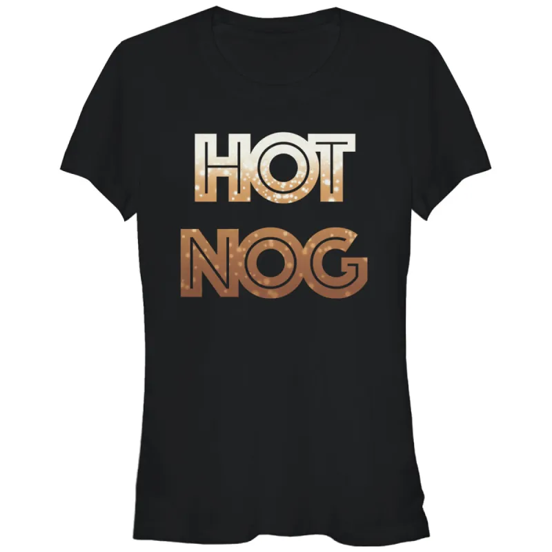 Junior's CHIN UP Christmas Hot Nog T-Shirt sold by Chin Up Apparel