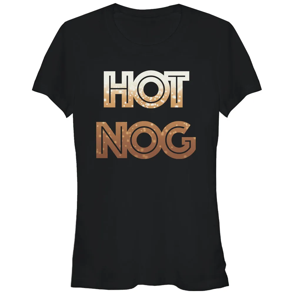 Junior's CHIN UP Christmas Hot Nog T-Shirt sold by Chin Up Apparel