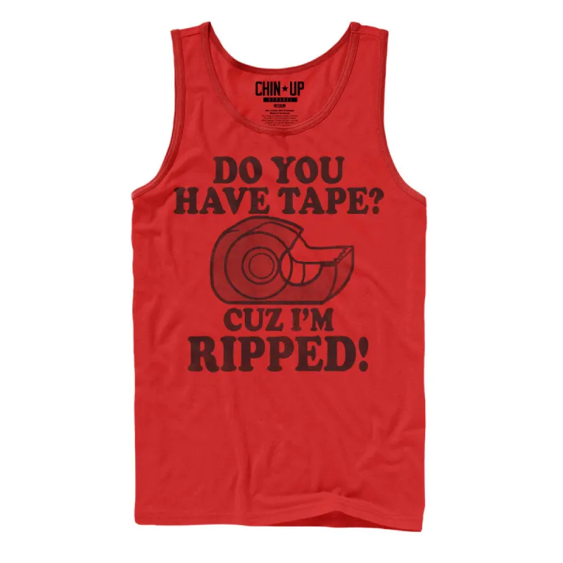 Men's CHIN UP I'm Ripped Tank Top sold by Chin Up Apparel