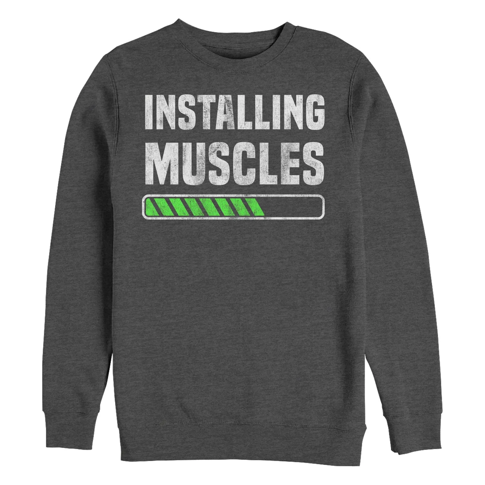 Men's CHIN UP Installing Muscles Sweatshirt sold by Chin Up Apparel