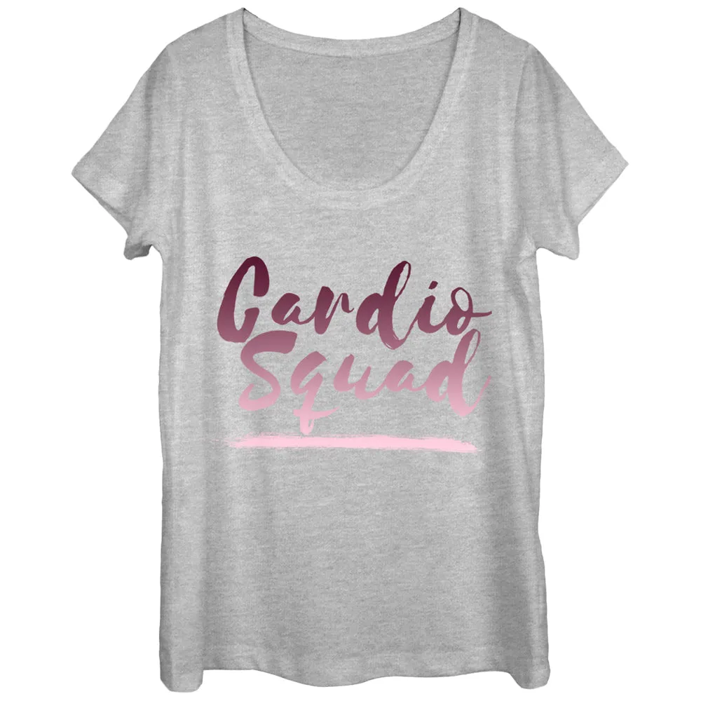 Women's CHIN UP Cardio Squad Scoop Neck sold by Chin Up Apparel