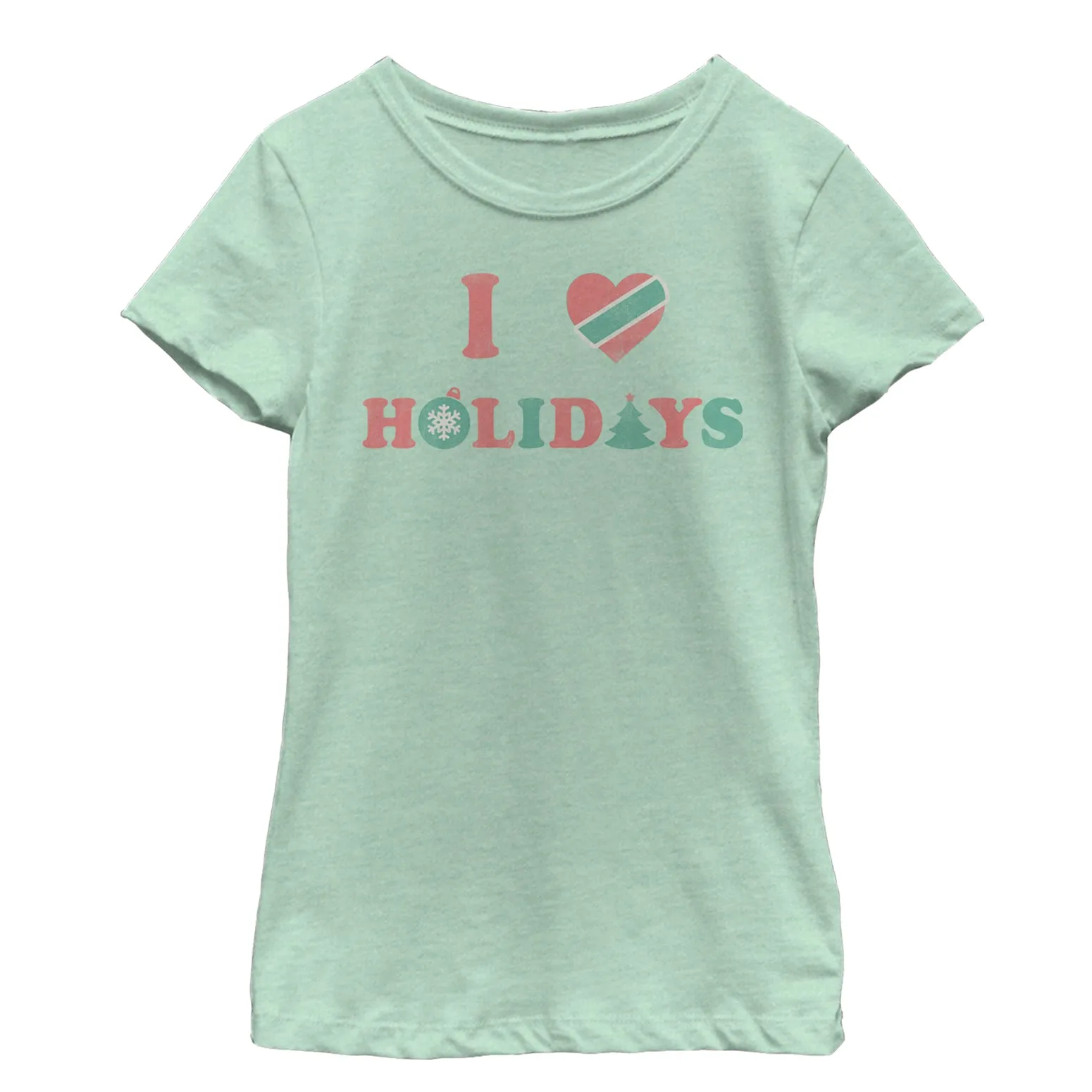 Girl's CHIN UP Christmas Love Holidays T-Shirt sold by Chin Up Apparel