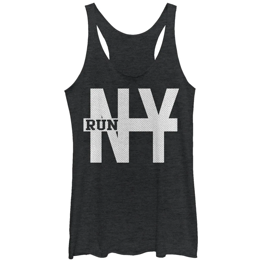 Women's CHIN UP Run New York Racerback Tank Top sold by Chin Up Apparel