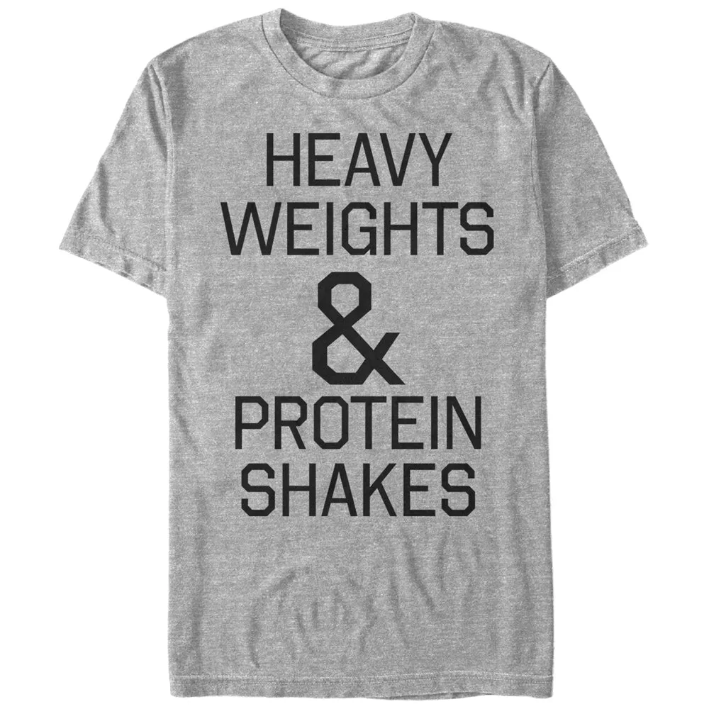 Women's CHIN UP Heavy Weights and Protein Shakes Boyfriend Tee sold by Chin Up Apparel