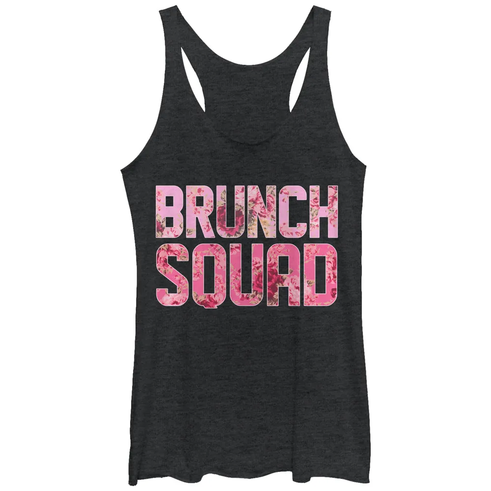 Women's CHIN UP Brunch Squad Racerback Tank Top sold by Chin Up Apparel