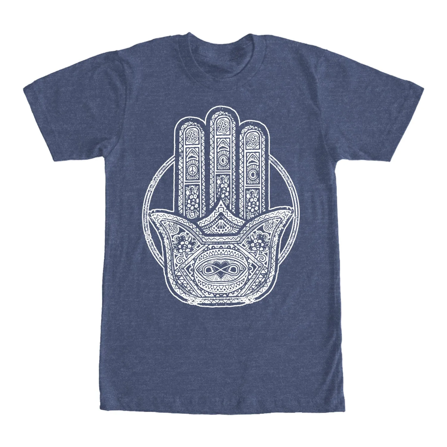 Women's CHIN UP Hamsa Hand Boyfriend Tee sold by Chin Up Apparel