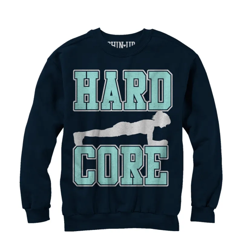 Women's CHIN UP Hard Core Sweatshirt sold by Chin Up Apparel