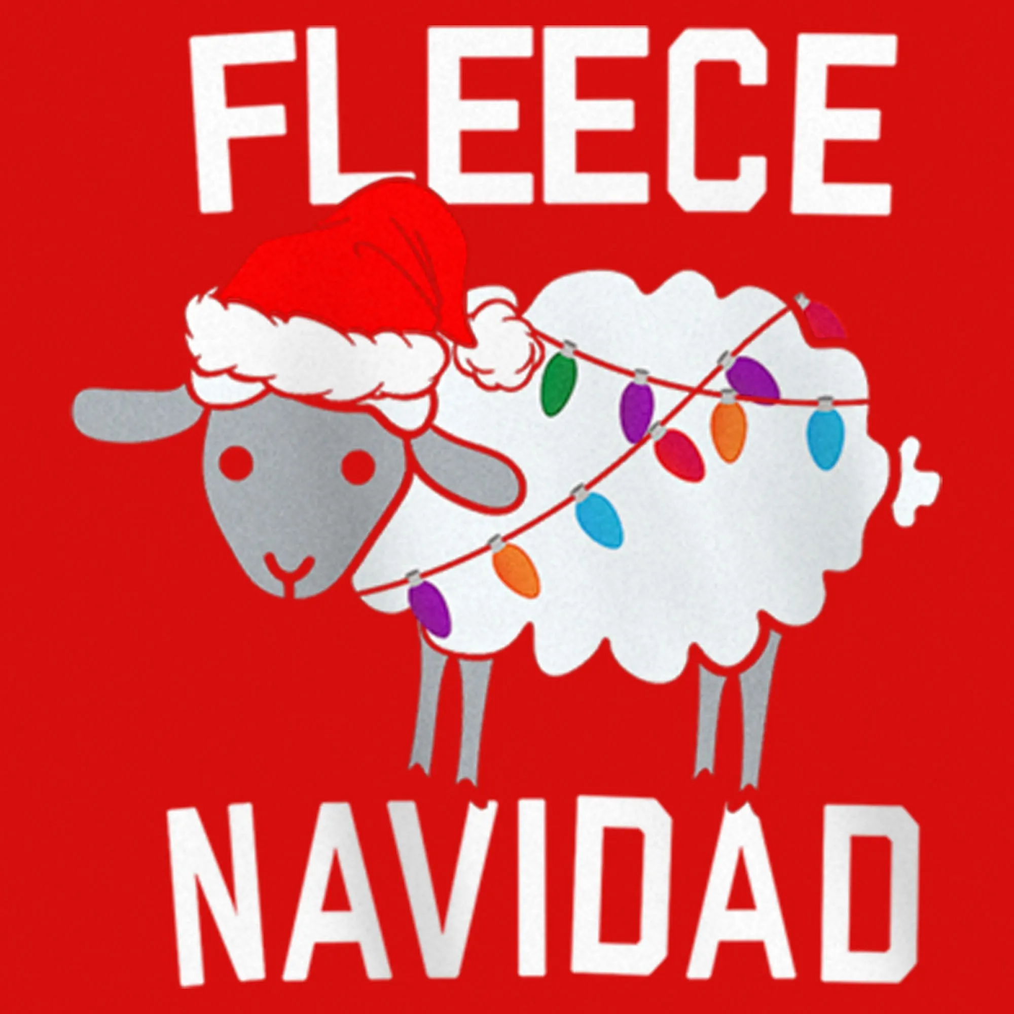 Girl's CHIN UP Christmas Fleece Navidad T-Shirt sold by Chin Up Apparel product image thumbnail 2