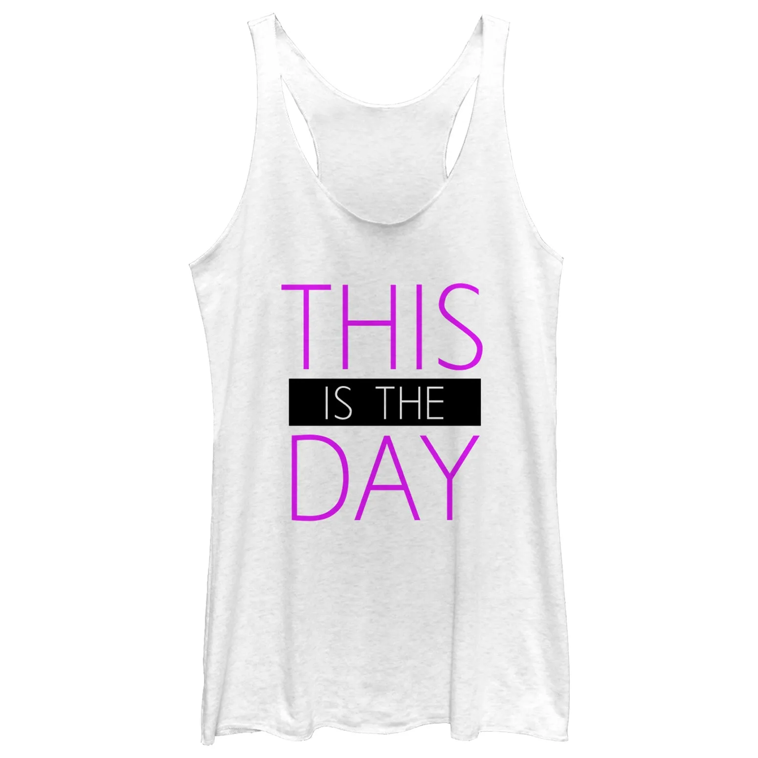 Women's CHIN UP This is the Day Racerback Tank Top sold by Chin Up Apparel
