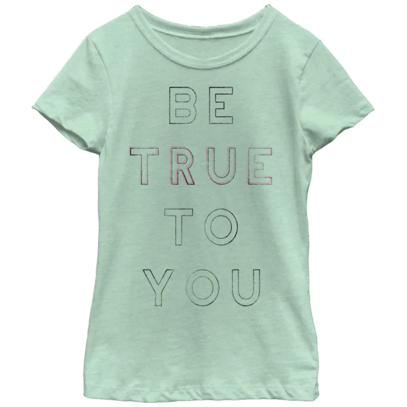 Girl's CHIN UP True to You T-Shirt sold by Chin Up Apparel