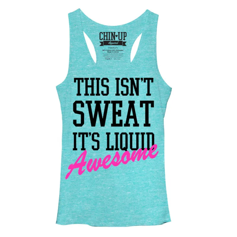 Women's CHIN UP Awesome Racerback Tank Top sold by Chin Up Apparel