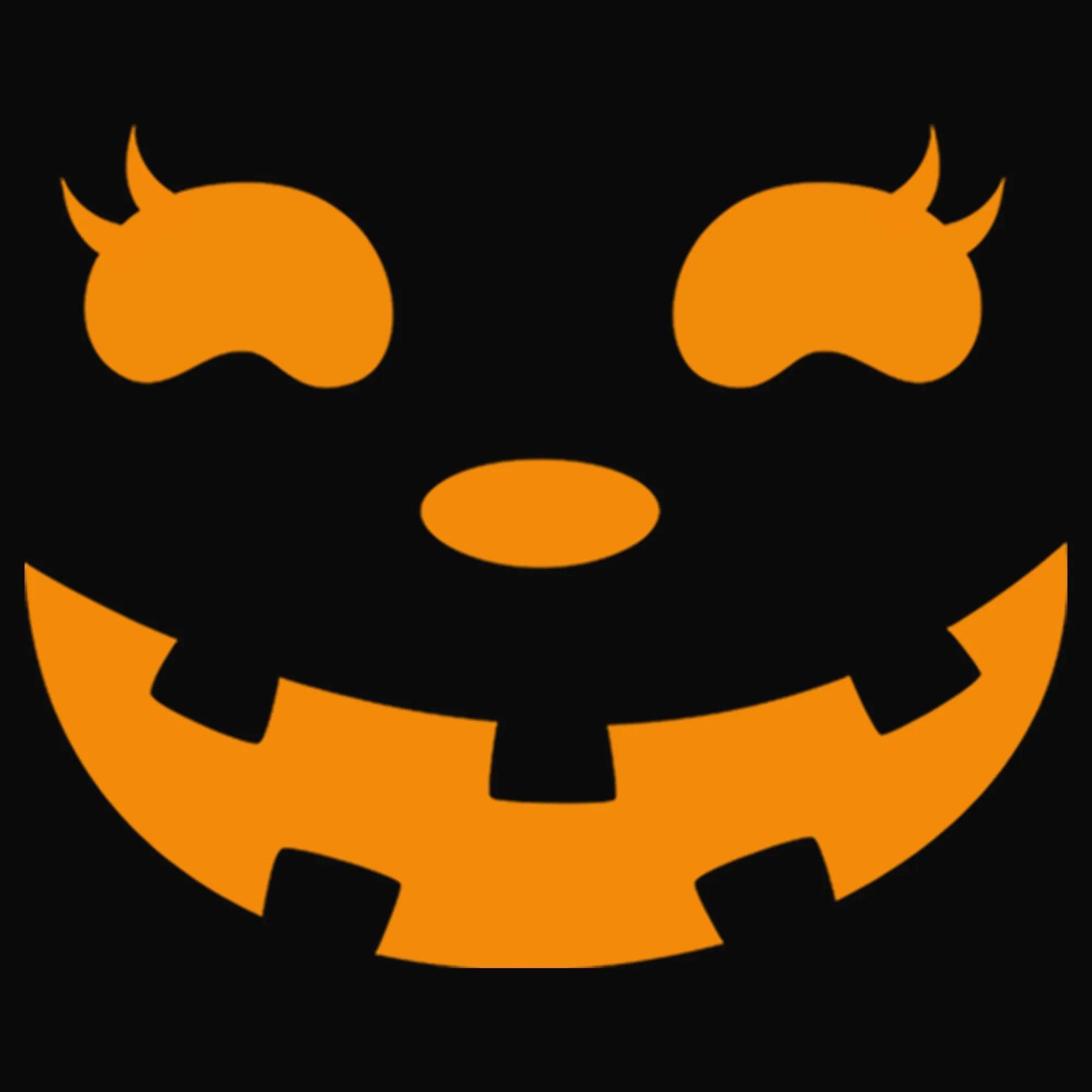 Junior's CHIN UP Halloween Jack o' Lantern Face Cowl Neck Sweatshirt sold by Chin Up Apparel product image thumbnail 4