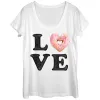 Women's CHIN UP Donut Love Scoop Neck sold by Chin Up Apparel