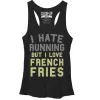 Women's CHIN UP I Love French Fries Racerback Tank Top sold by Chin Up Apparel