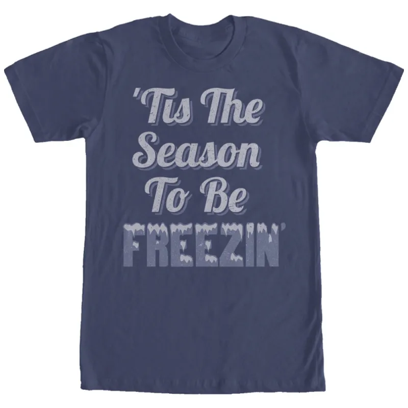 Women's CHIN UP Season to Be Freezing Boyfriend Tee sold by Chin Up Apparel