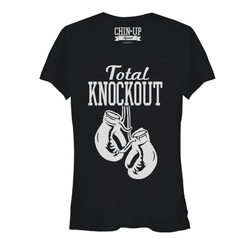 Junior's CHIN UP Total Knockout T-Shirt sold by Chin Up Apparel