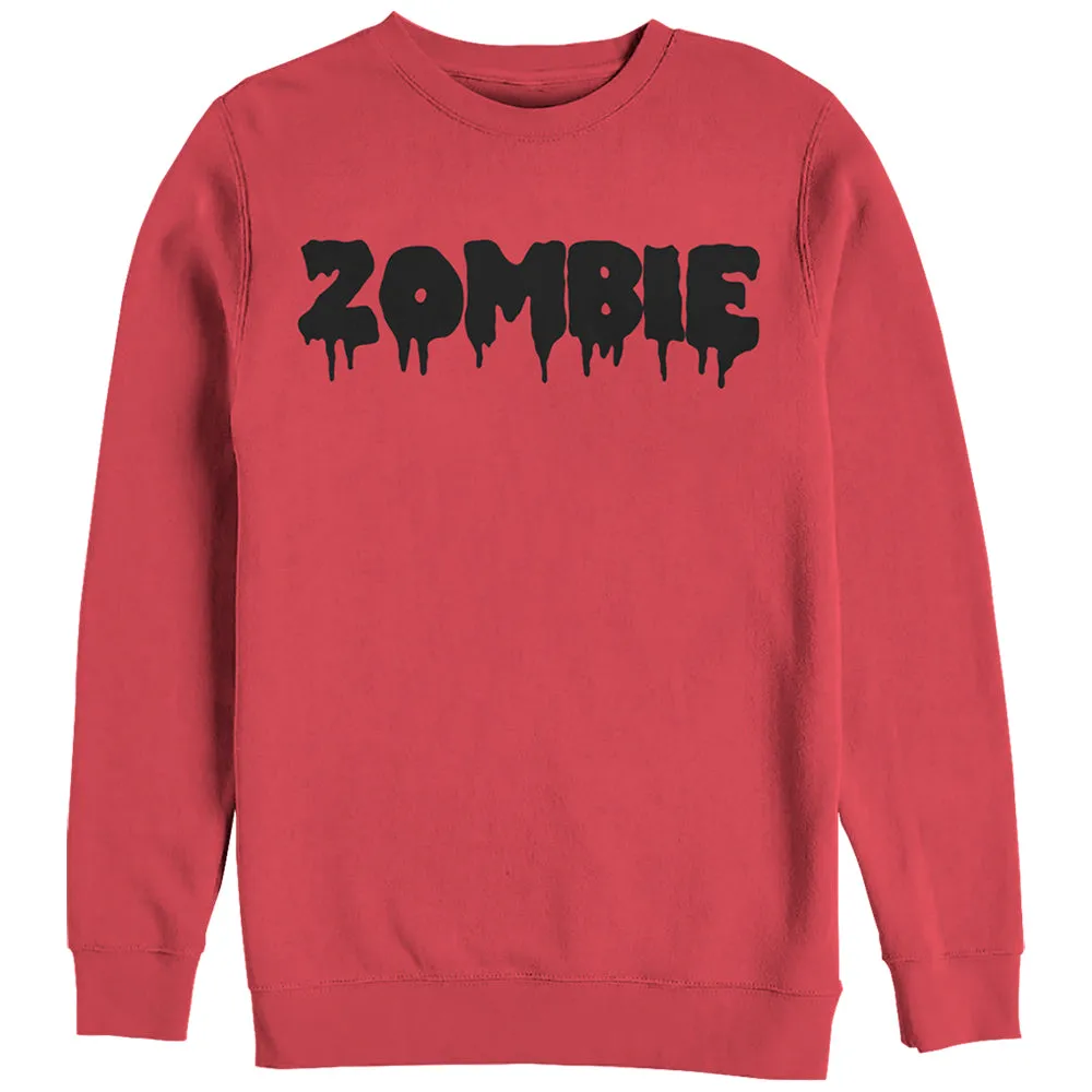 Women's CHIN UP Halloween Zombie Drip Sweatshirt sold by Chin Up Apparel