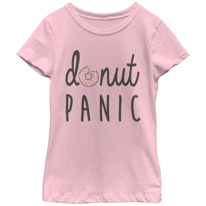 Girl's CHIN UP Donut Panic T-Shirt sold by Chin Up Apparel