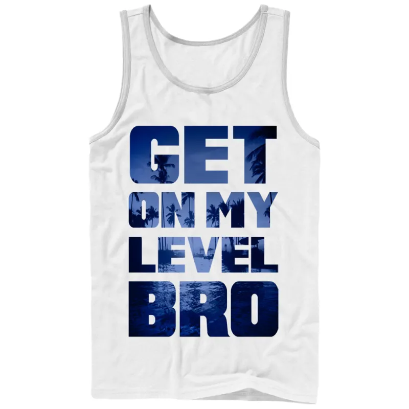 Men's CHIN UP Get On My Level Tank Top made by Chin Up Apparel