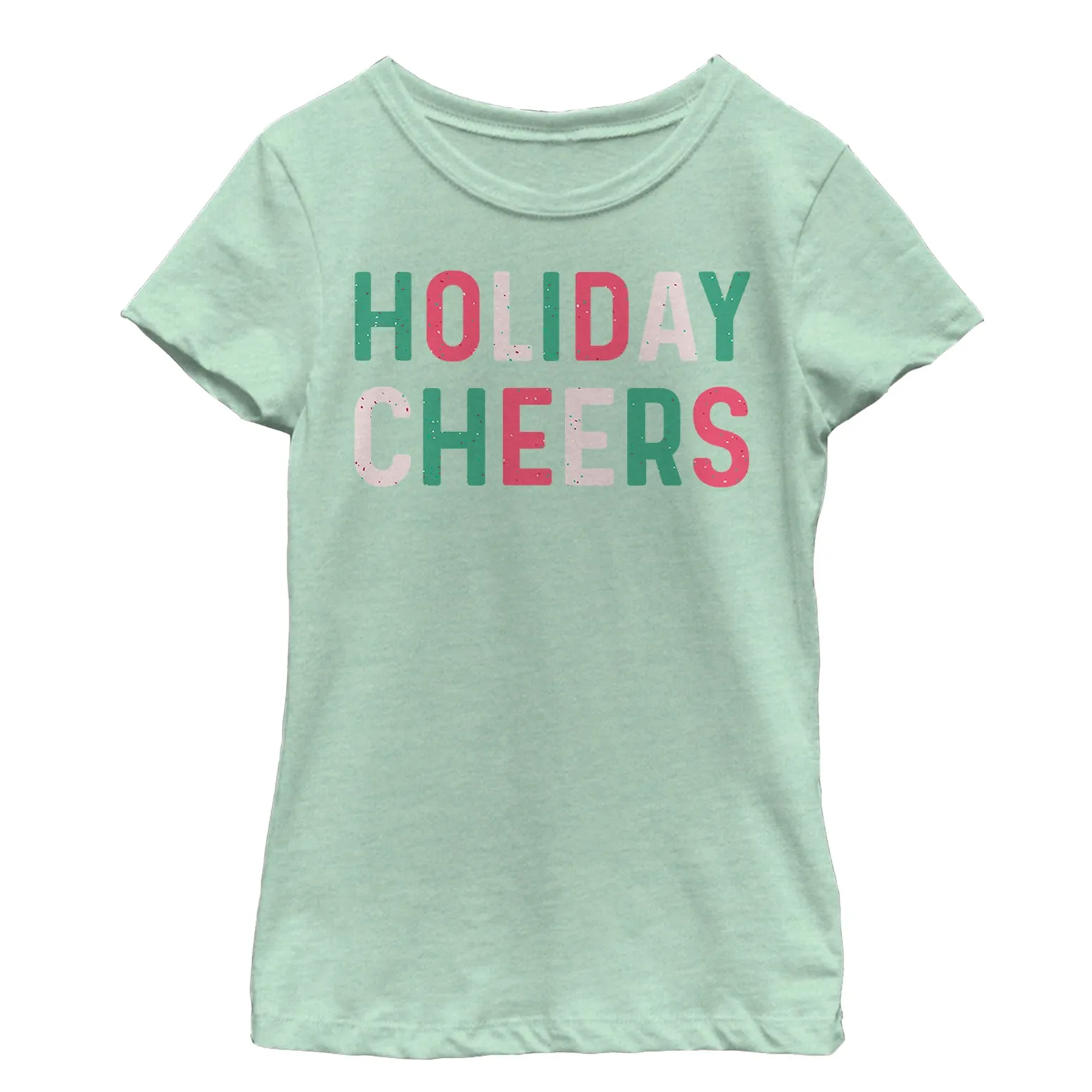 Girl's CHIN UP Christmas Holiday Cheers T-Shirt sold by Chin Up Apparel