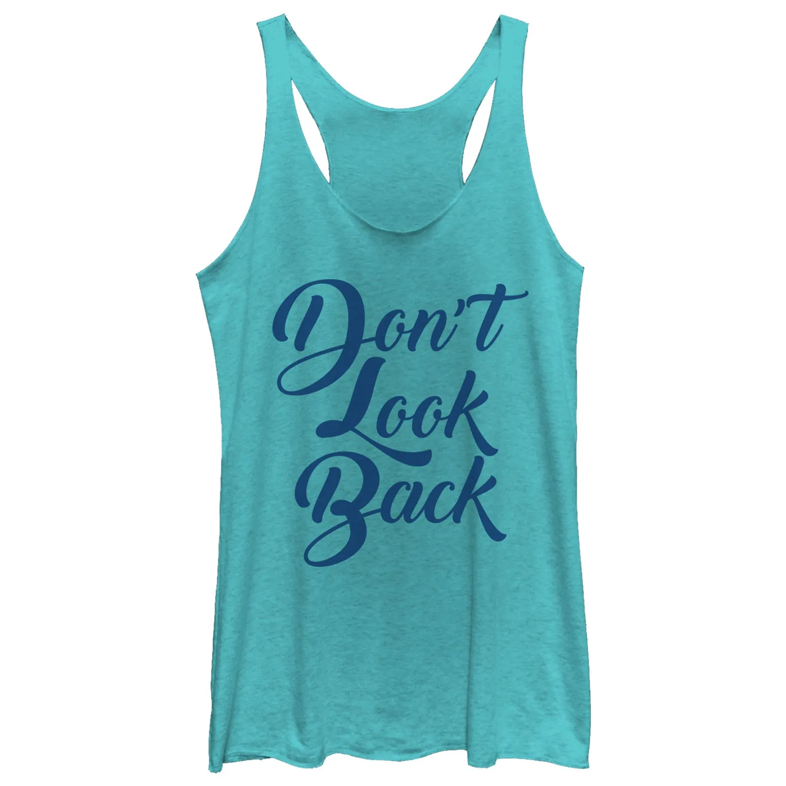 Women's CHIN UP Don't Look Back Racerback Tank Top sold by Chin Up Apparel