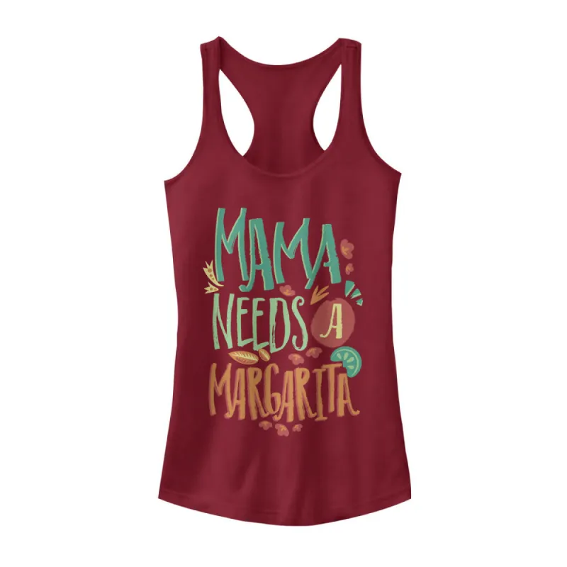 Junior's CHIN UP Mama Needs a Margarita Racerback Tank Top sold by Chin Up Apparel