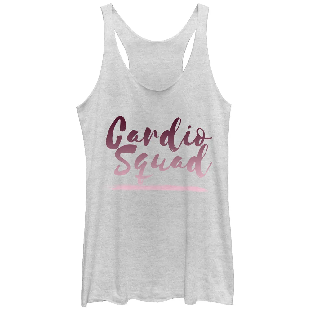 Women's CHIN UP Cardio Squad Racerback Tank Top sold by Chin Up Apparel