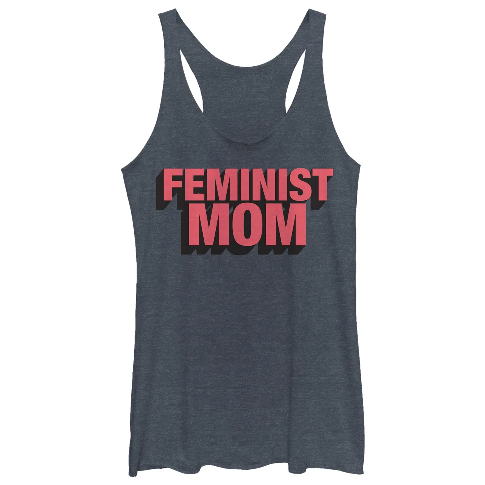 Women's CHIN UP Feminist Mom Racerback Tank Top sold by Chin Up Apparel