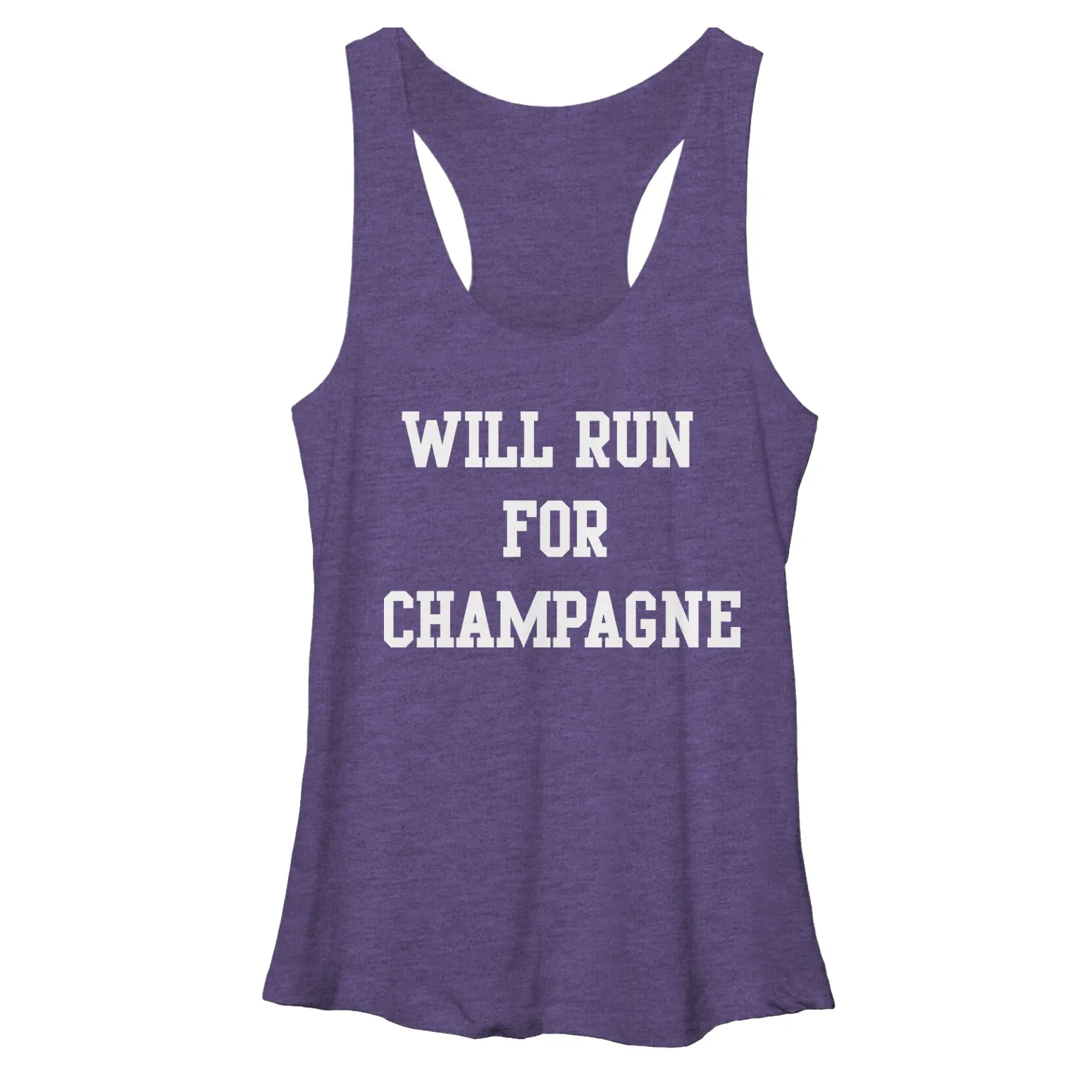 Women's CHIN UP Will Run For Champagne Racerback Tank Top sold by Chin Up Apparel