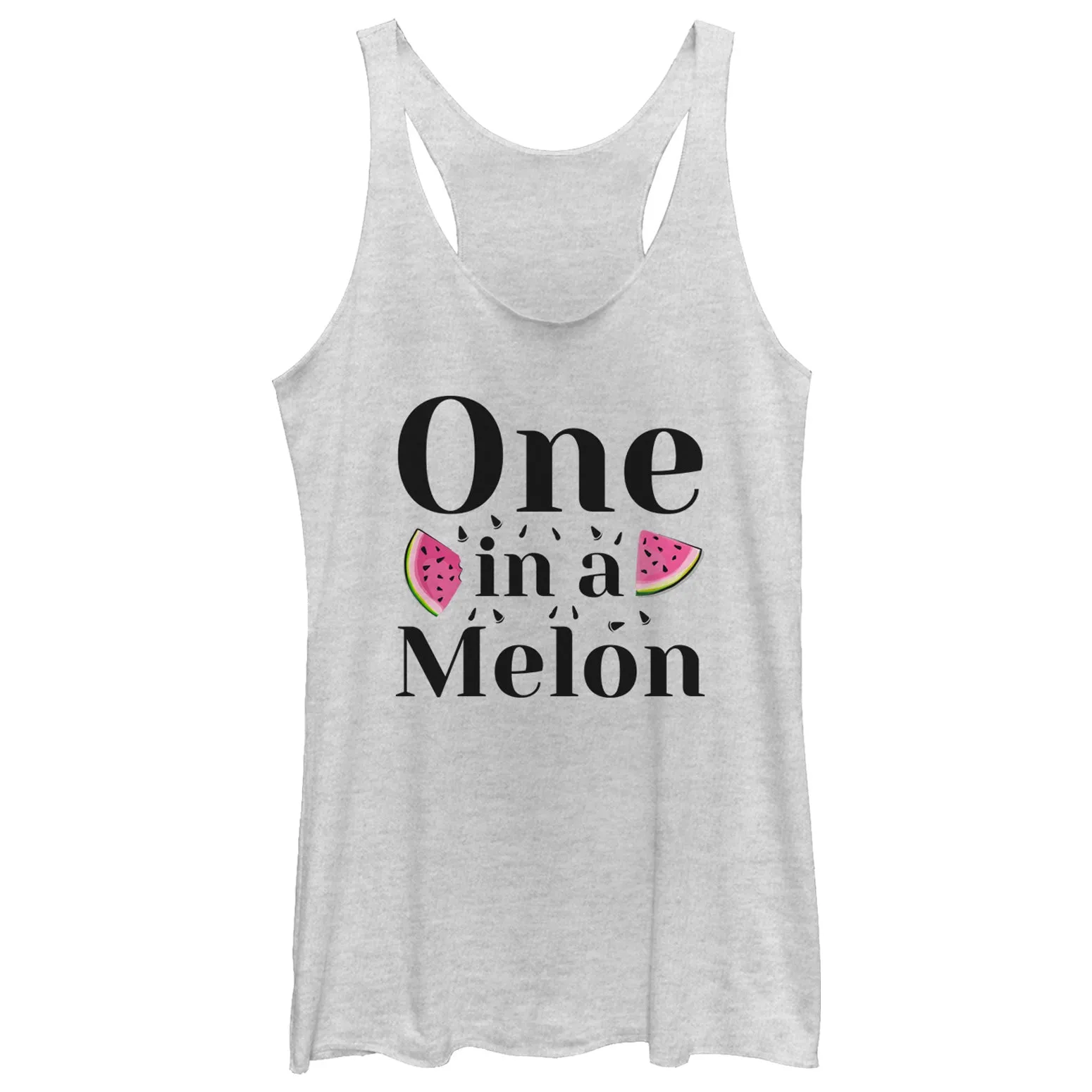 Women's CHIN UP One in a Melon Racerback Tank Top sold by Chin Up Apparel