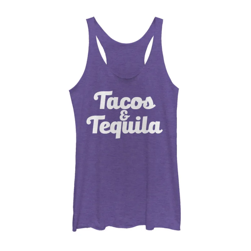 Women's CHIN UP Taco Tequila Racerback Tank Top sold by Chin Up Apparel