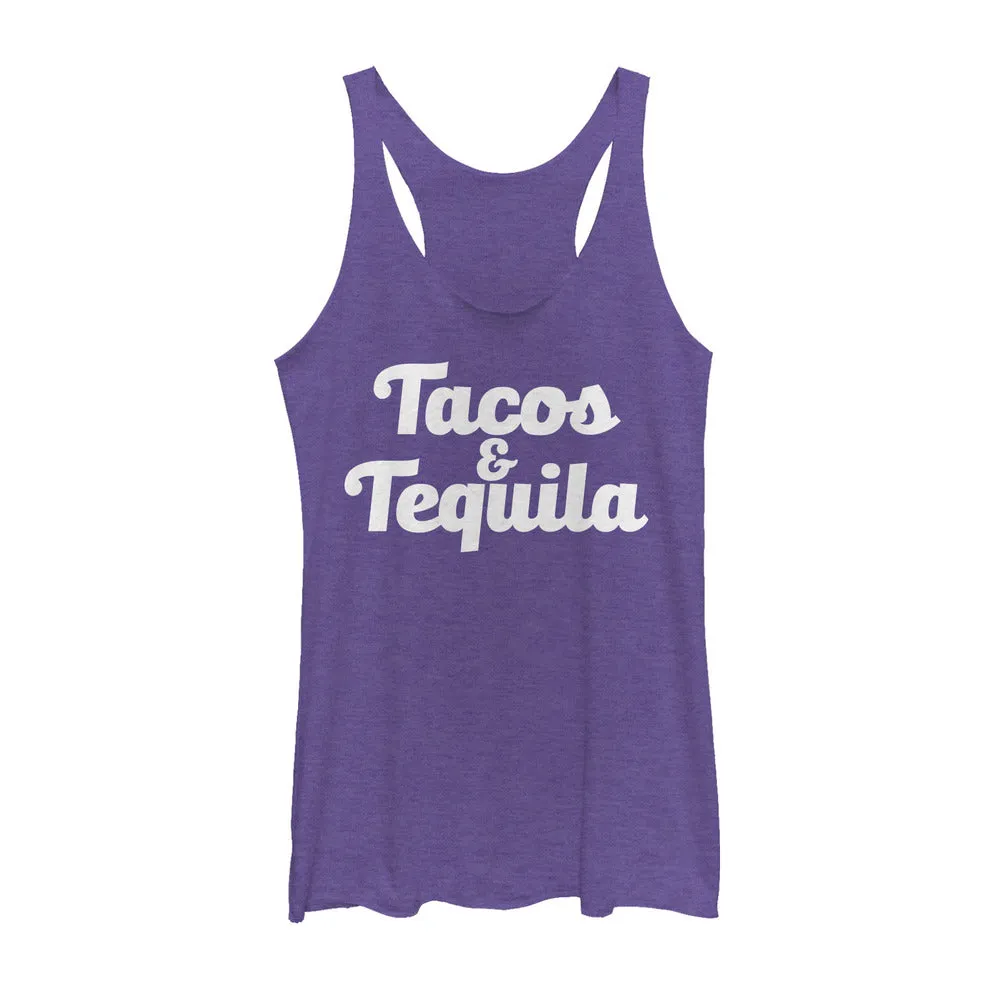 Women's CHIN UP Taco Tequila Racerback Tank Top sold by Chin Up Apparel