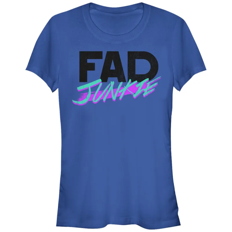Junior's CHIN UP Fad Junkie T-Shirt sold by Chin Up Apparel