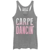 Women's CHIN UP Carpe Dancing Racerback Tank Top sold by Chin Up Apparel
