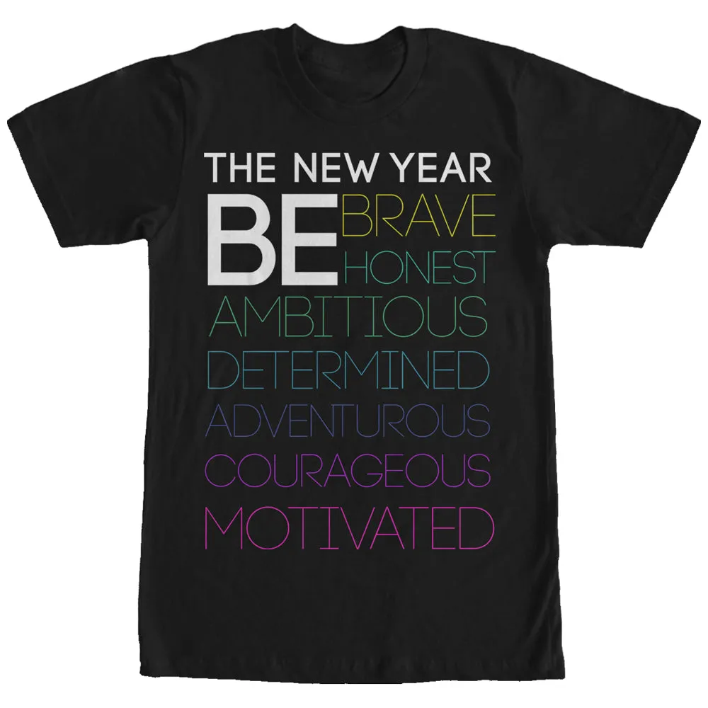 Women's CHIN UP New Year Be Motivated Boyfriend Tee sold by Chin Up Apparel