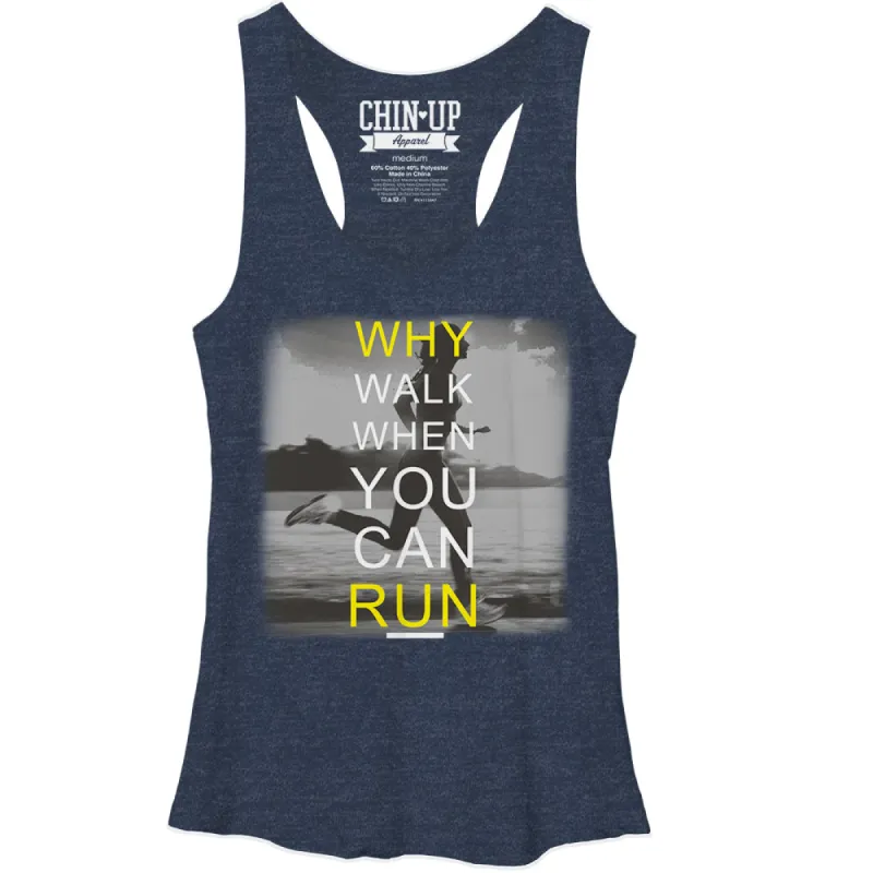 Women's CHIN UP Runner Racerback Tank Top sold by Chin Up Apparel