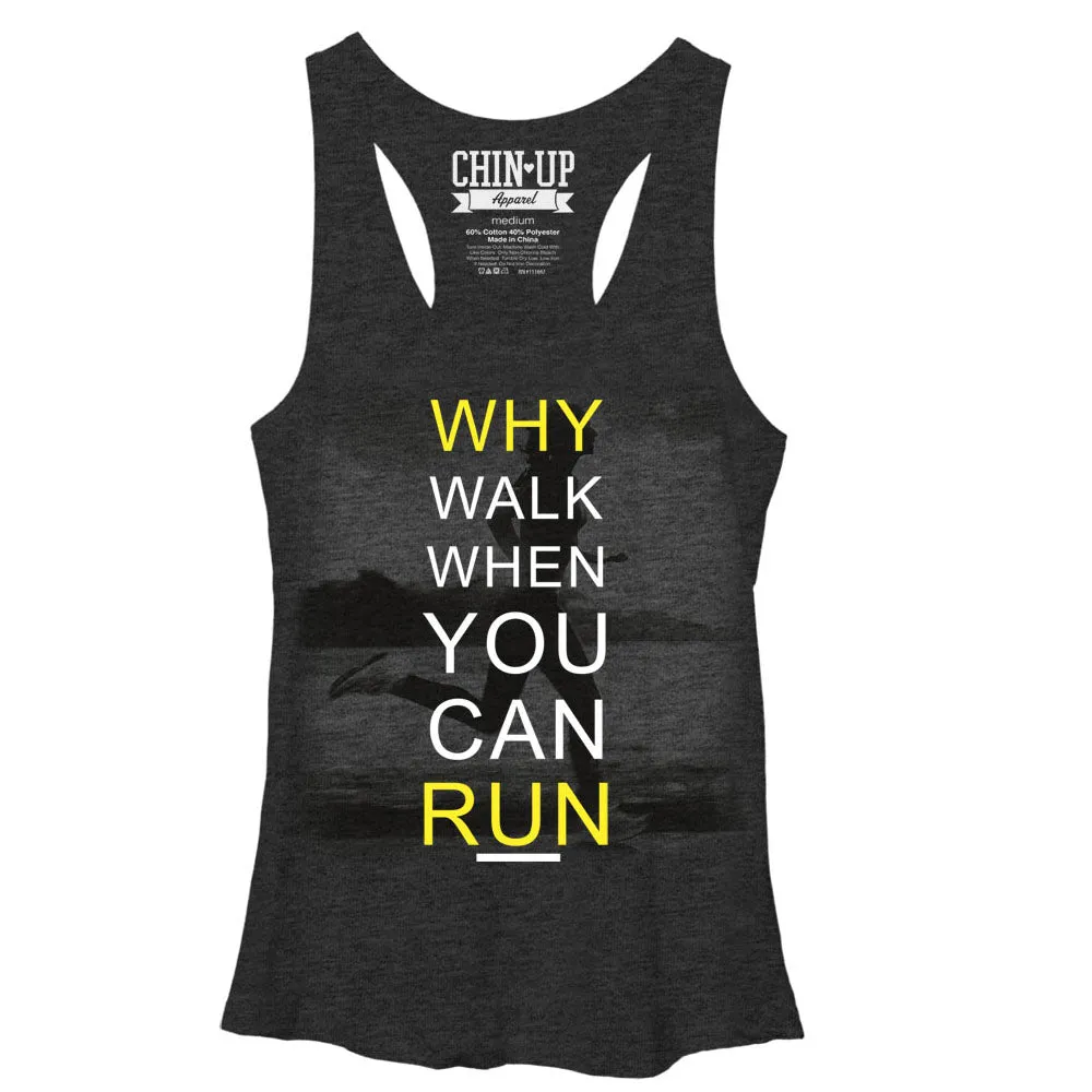 Women's CHIN UP Runner Racerback Tank Top sold by Chin Up Apparel