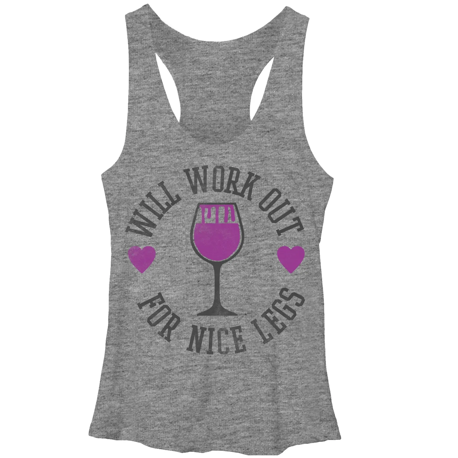 Women's CHIN UP Will Work Out for Nice Legs Racerback Tank Top sold by Chin Up Apparel
